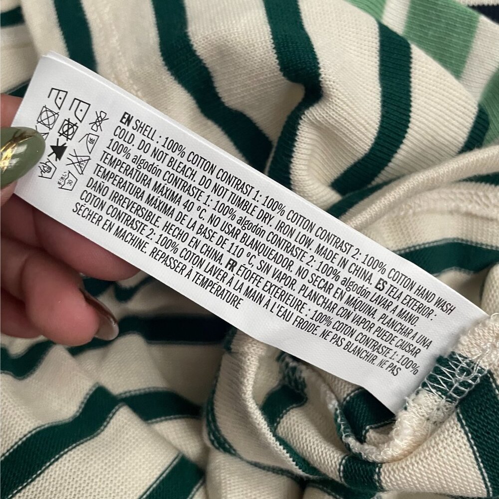 English Factory Knit Stripe Colorblock Top - Picture 7 of 7